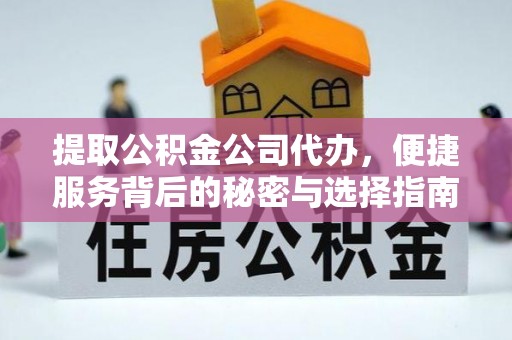 南漳提取公积金公司代办，便捷服务背后的秘密与选择指南