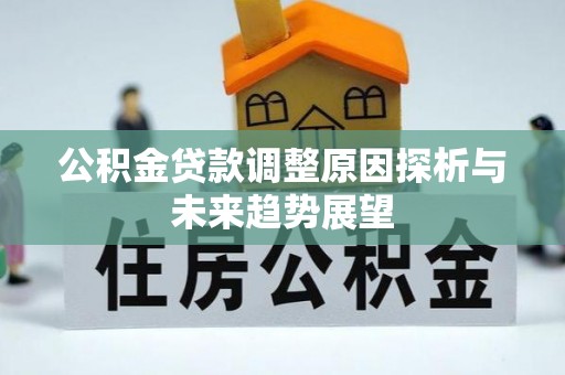 南漳公积金贷款调整原因探析与未来趋势展望