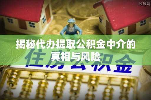 南漳揭秘代办提取公积金中介的真相与风险