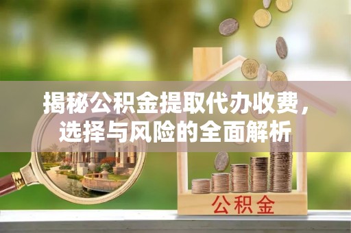 南漳揭秘公积金提取代办收费，选择与风险的全面解析