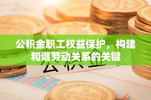 南漳公积金职工权益保护，构建和谐劳动关系的关键