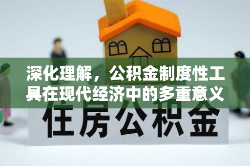 南漳深化理解，公积金制度性工具在现代经济中的多重意义