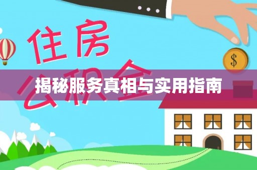 南漳揭秘服务真相与实用指南