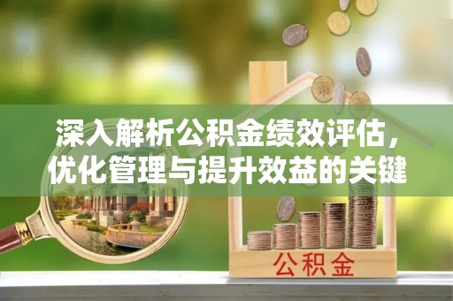 南漳深入解析公积金绩效评估，优化管理与提升效益的关键路径